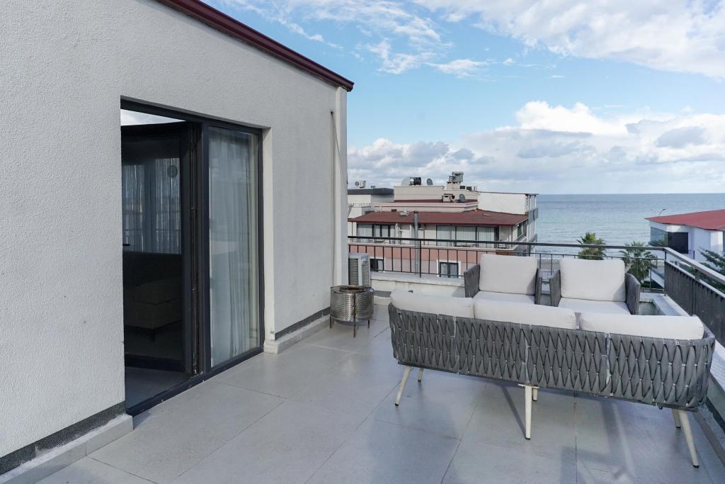 Suite Oda Balkonlu,Deniz Manzaralı,Balkon veya Teraslı