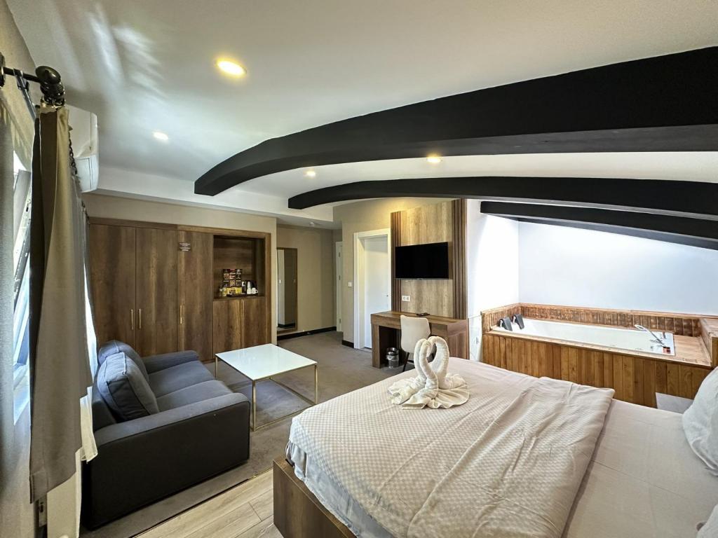 Jakuzili Deluxe Oda,Şehir veya Dağ Manzaralı,Jakuzili