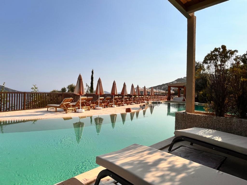 Havuz Bağlantılı Standart Oda,Deniz Manzaralı