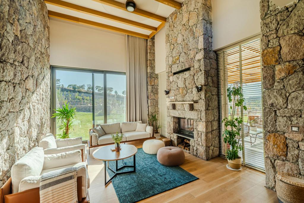 Deluxe Şömineli Oda, Doğa Manzaralı