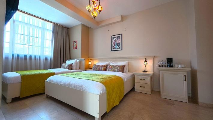 Aile Deluxe Zemin Kat Odası, Bahçe Manzaralı