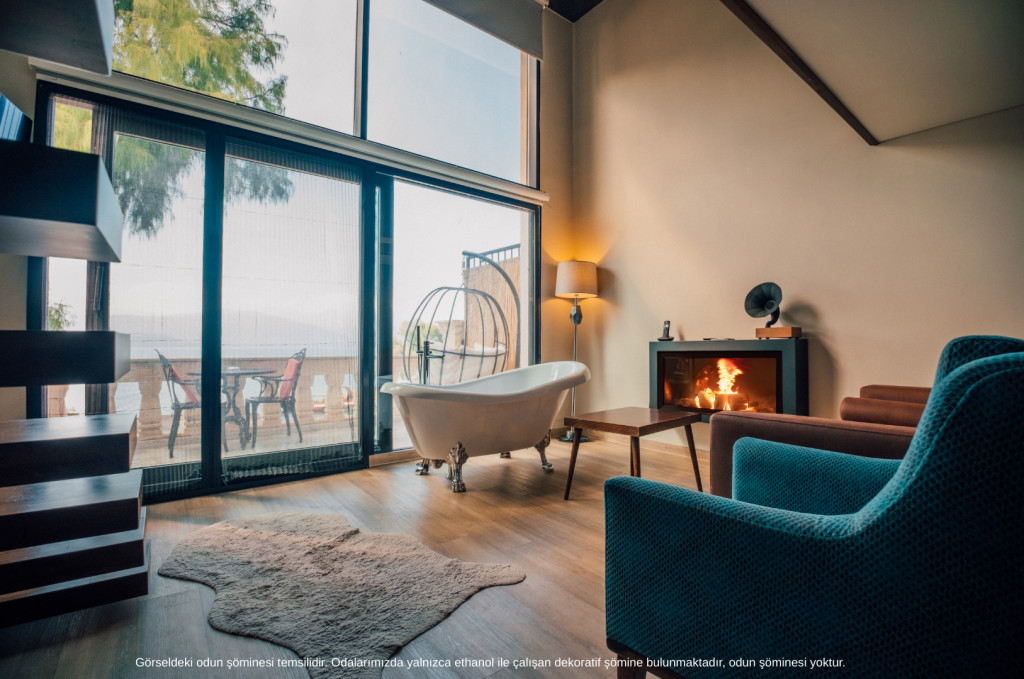 Loft,Göl Manzaralı,Balkonlu