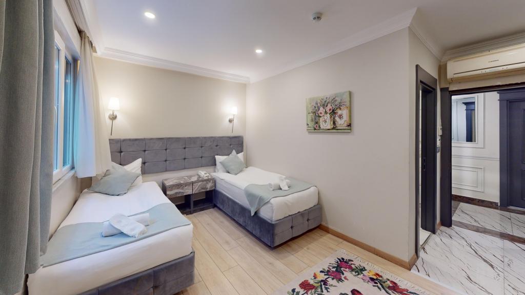 Standart Twin Room,Kara Manzaralı