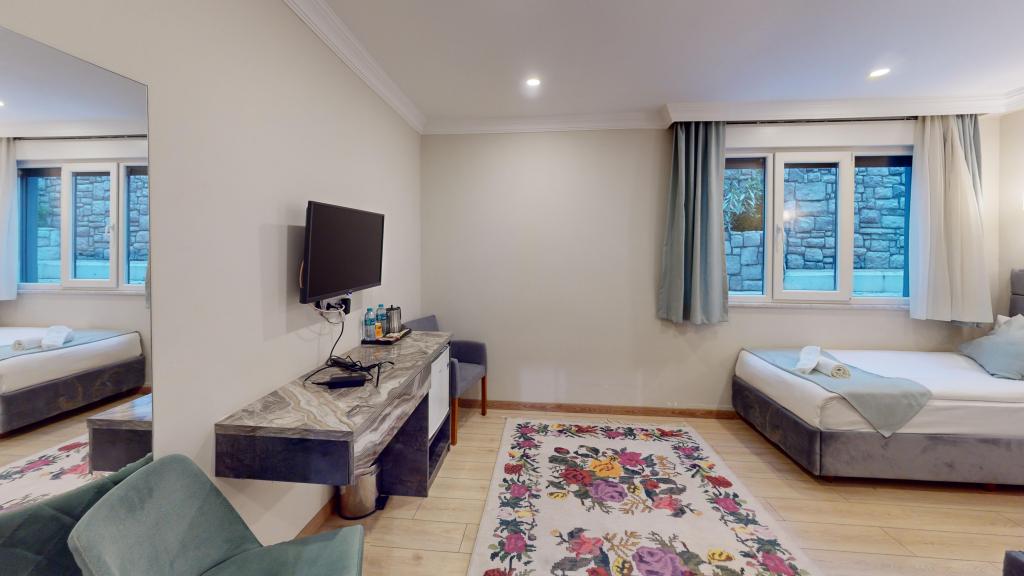 Standart Twin Room,Kara Manzaralı