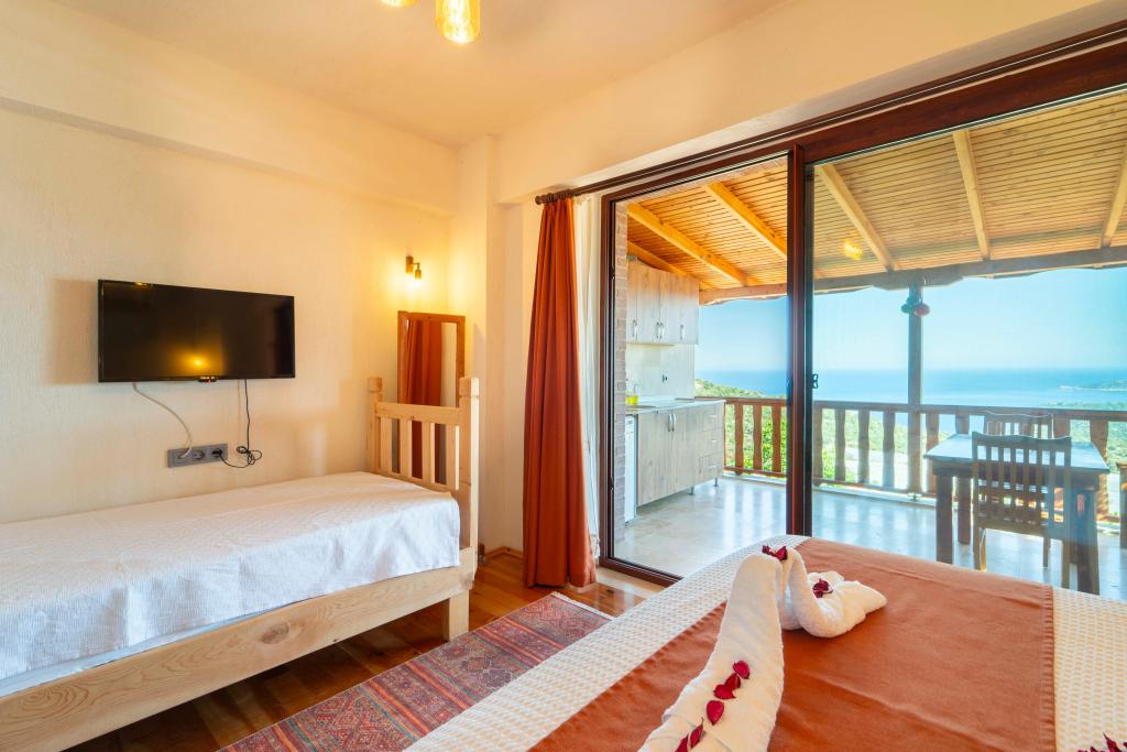 Buzağılık Apart,deniz Ve Dağ Manzaralı,balkonlu