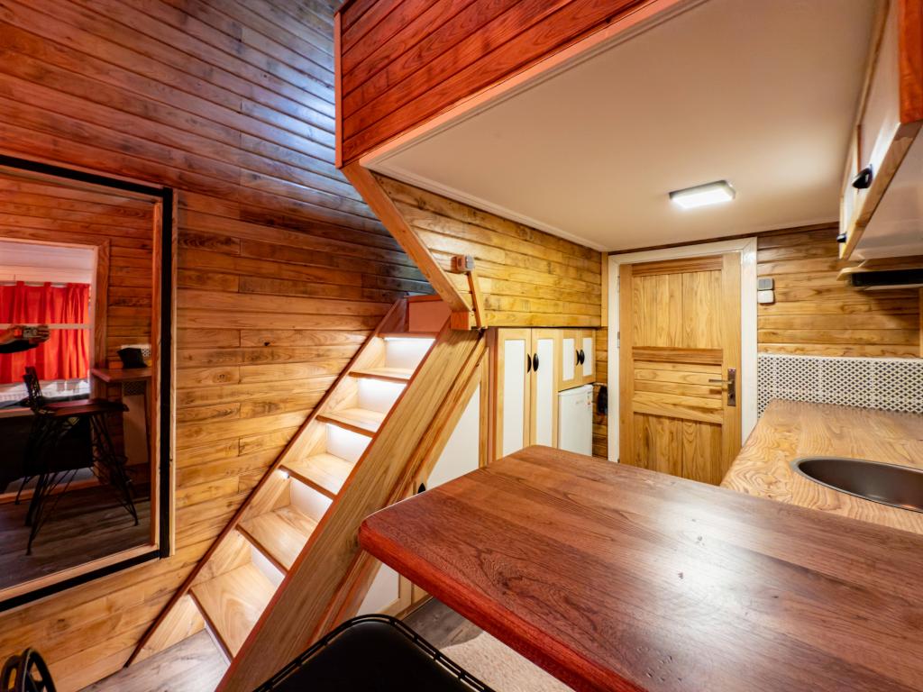 Tinyhouse,Dağ Manzaralı,Şömineli Soba