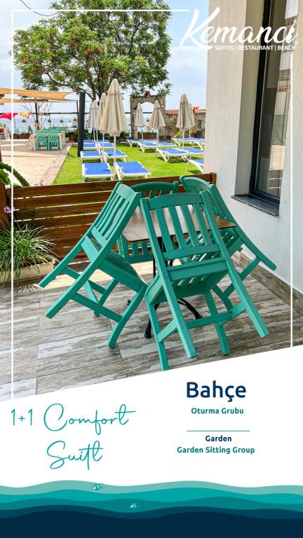 Comfort Suite 1+1 Daire,Bahçe Manzaralı,Verandalı