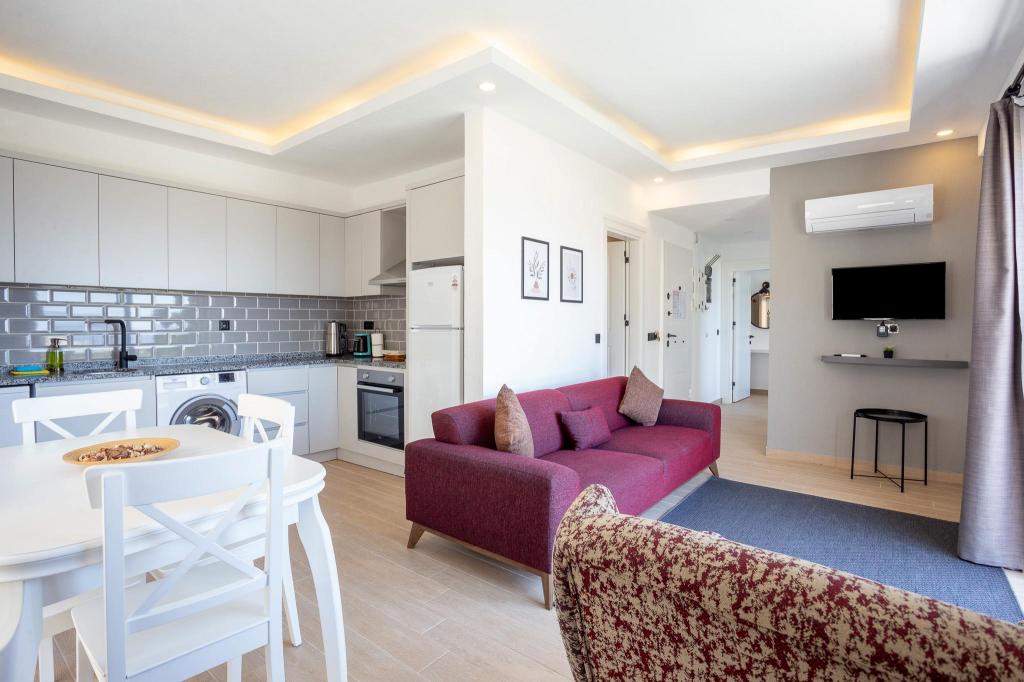 2+1 Suite Beş Kişilik,Bahçe Manzaralı,Bahçe Katı