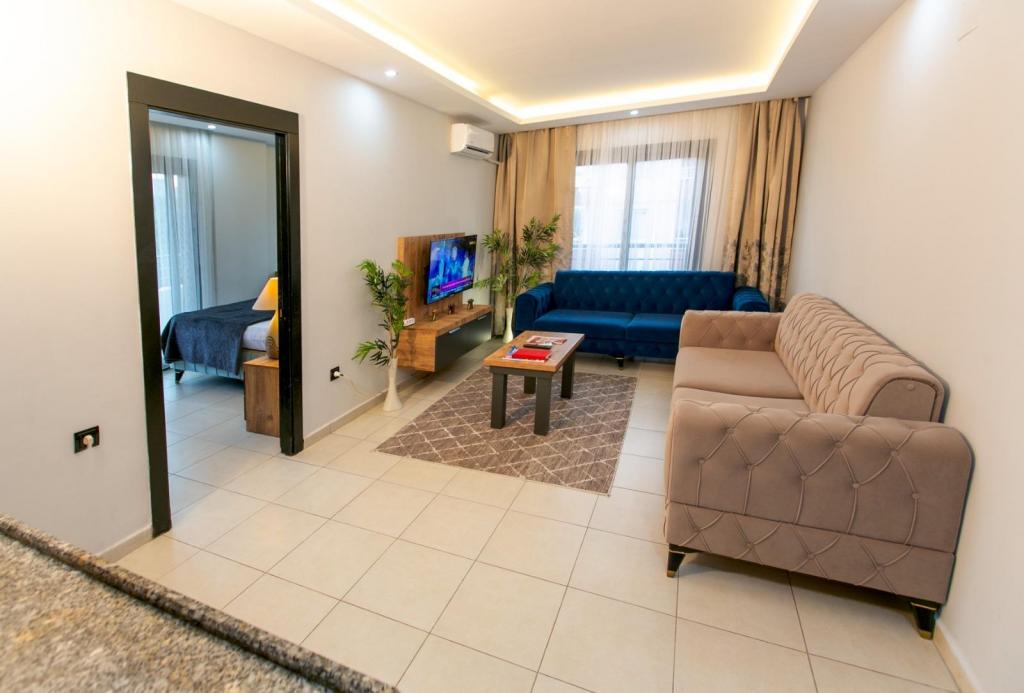 Daire-Tek Yatak Odalı,Bahçe veya Sokak Manzaralı,Mutfaklı