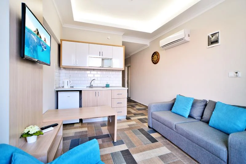 1+1 Oda,Havuz Manzaralı