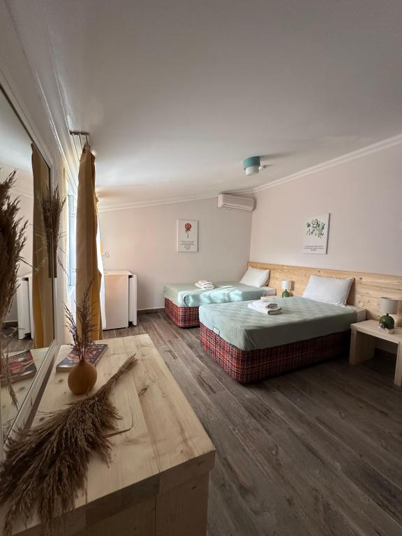 Classic Room,Bahçe veya Sokak Manzaralı,İki Tek Kişilik Yataklı