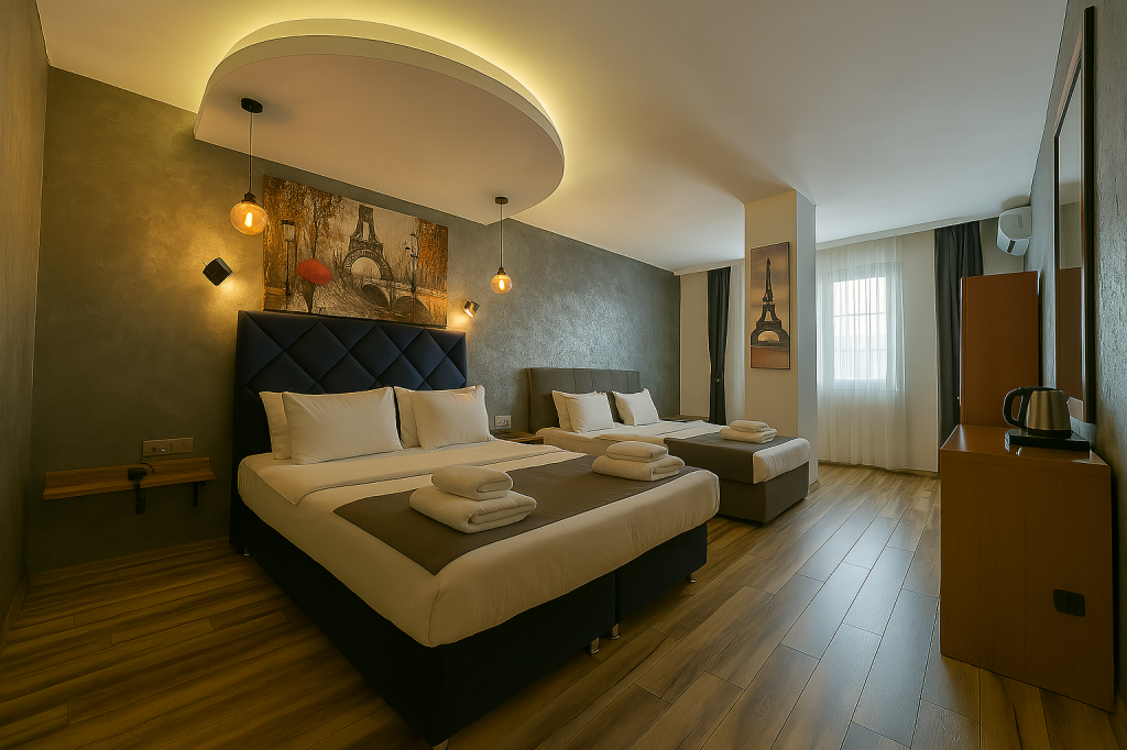 Deluxe Oda, Cadde Manzaralı (3 Kişilik)