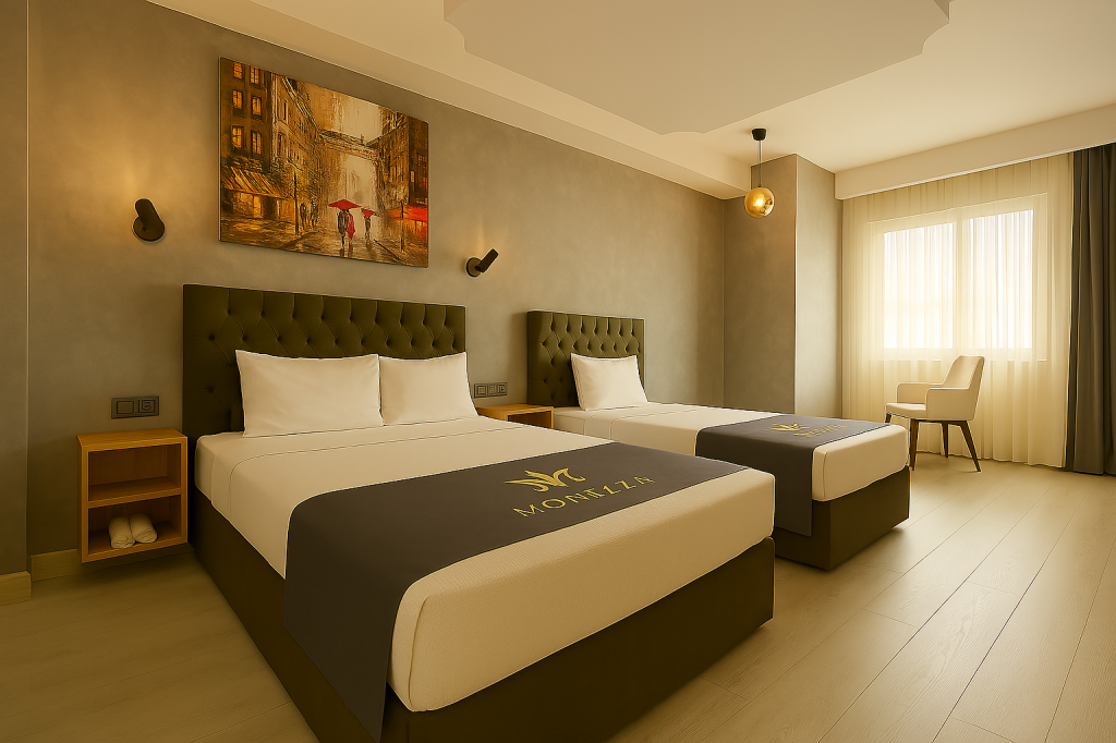 Aile Bağlantılı Odası, Cadde Manzaralı