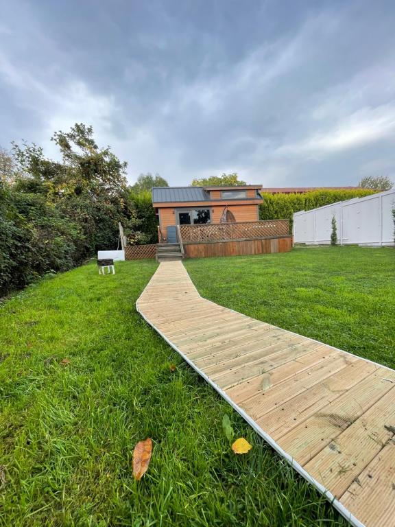 Tiny House,Bahçe Jakuzili