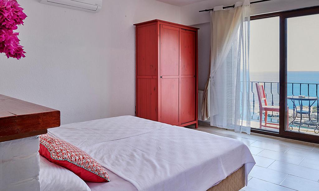 Standart Twin Oda,Deniz Manzaralı,Balkonlu