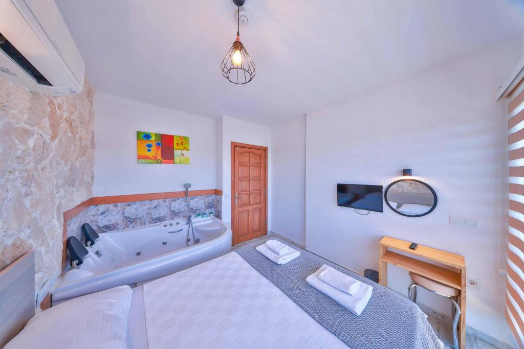 Dublex Villa-İki Yatak Odalı,Dağ veya Havuz Manzaralı,Özel Havuzlu
