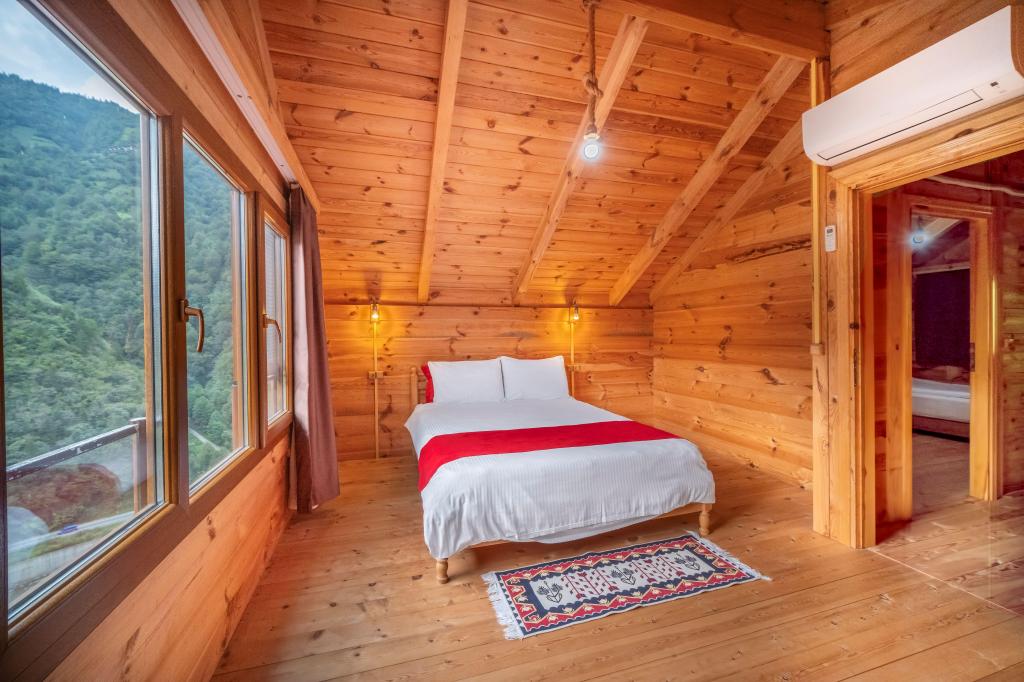 Bungalov Double,Nehir Manzaralı,Klimalı