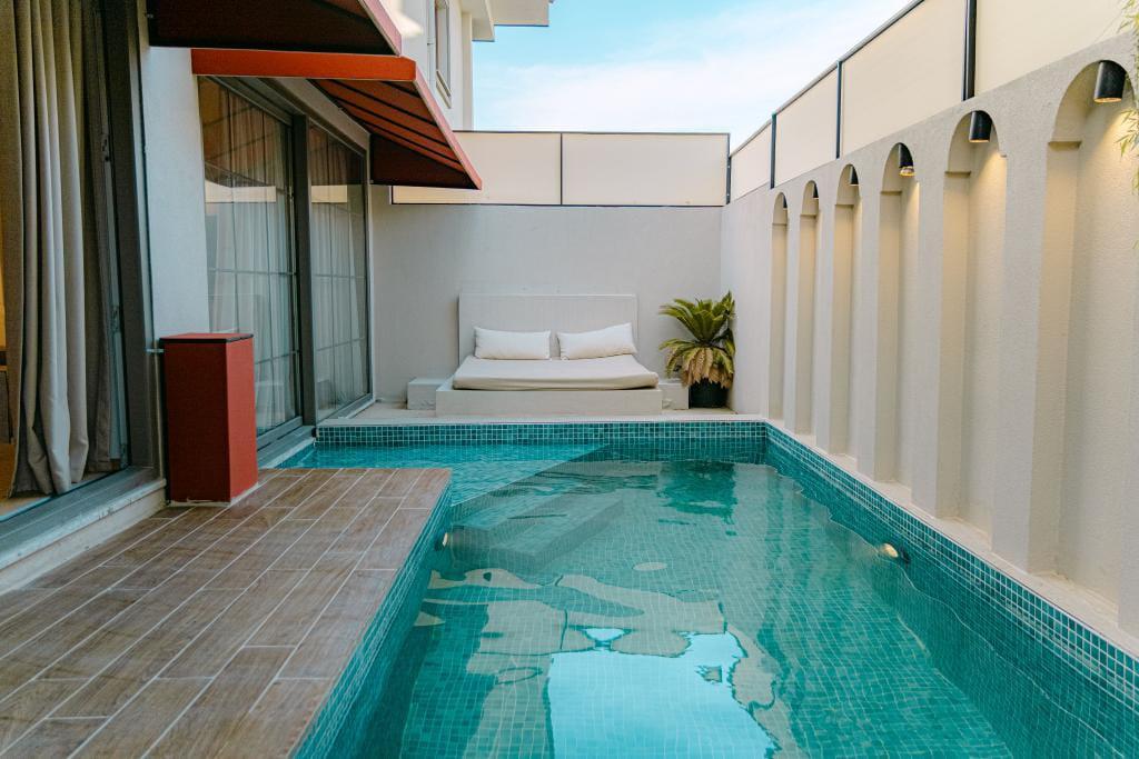 King Suite,Havuz ve Bahçe Manzaralı,Isıtmalı Özel Havuzlu