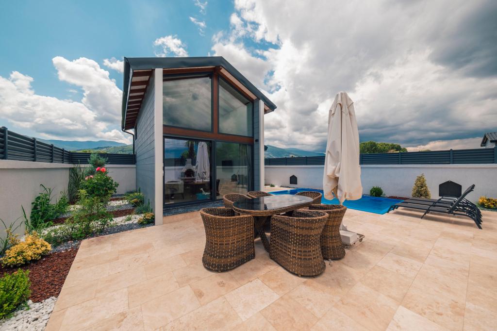 Sunset Tiny House,Bahçe Manzaralı,Özel Havuzlu