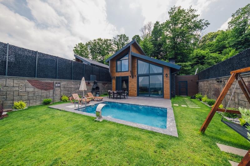Deluxe Bungalow,Göl Manzaralı,Isıtmalı Özel Havuzlu