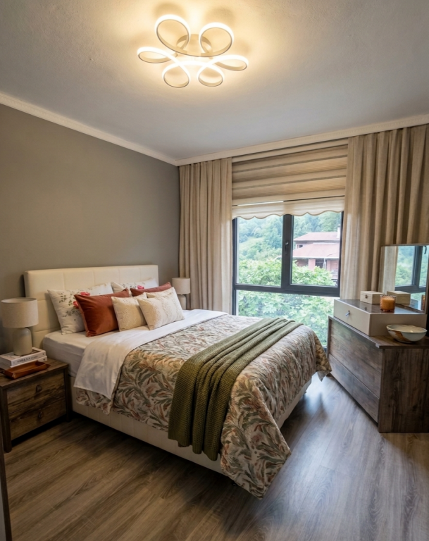Family Villa,Deniz ve Dağ Manzaralı,Balkon veya Teraslı