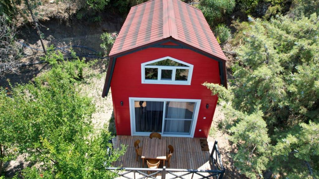 Asma Katlı Bungalow,Dağ Manzaralı,Verandalı