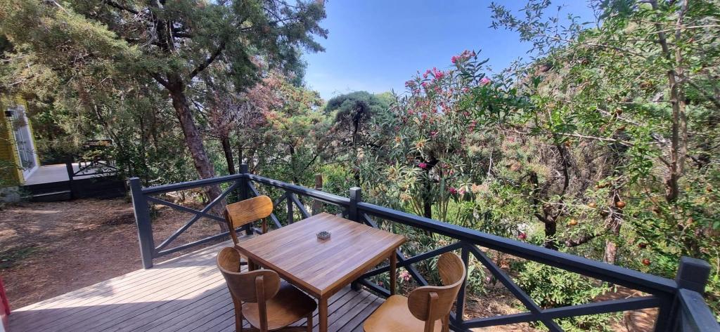Asma Katlı Bungalow,Dağ Manzaralı,Verandalı
