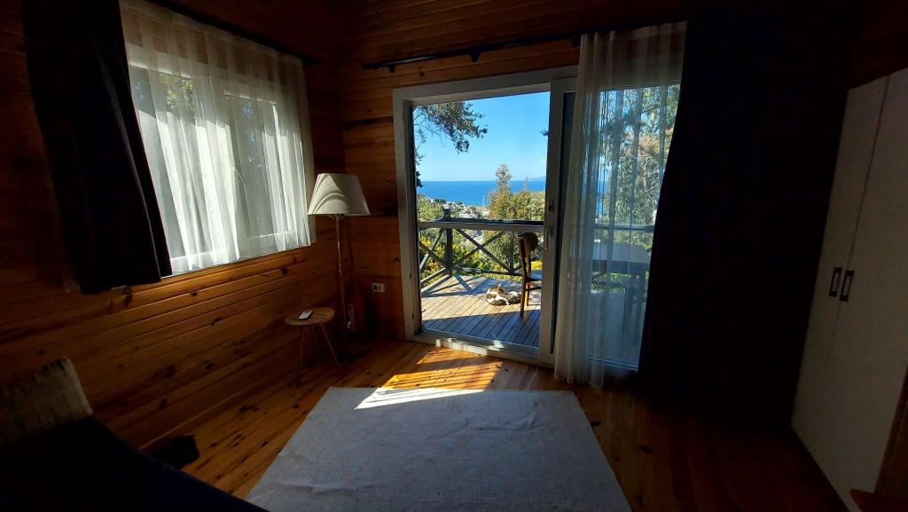 Asma Katlı Bungalow,Deniz ve Dağ Manzaralı,Verandalı