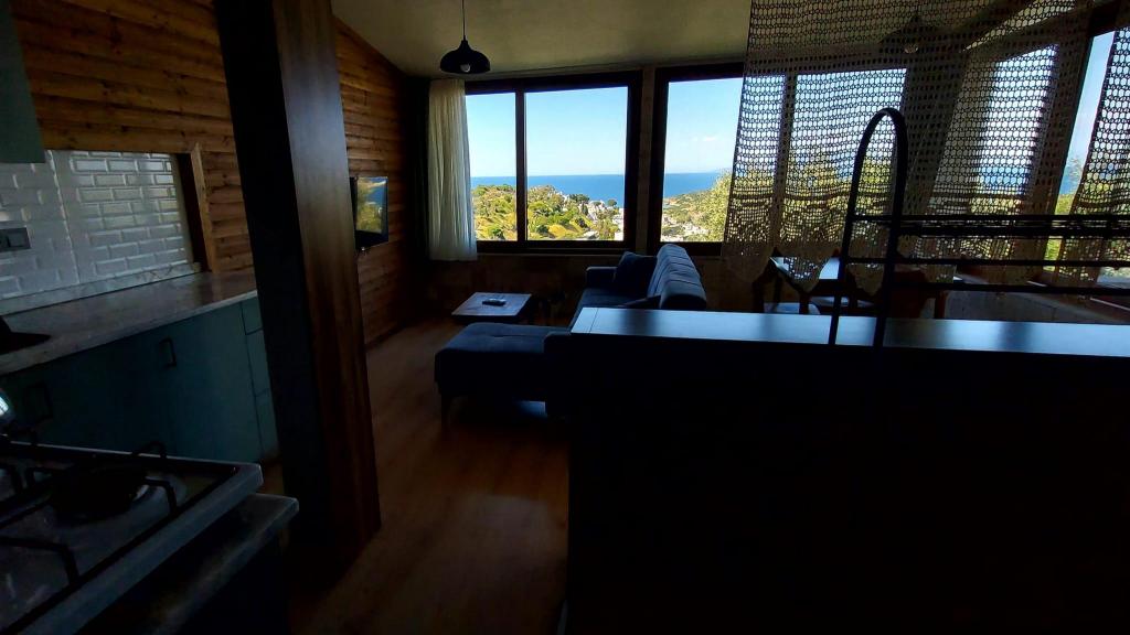 Panoramic Stüdyo,Deniz ve Dağ Manzaralı,Barbekülü