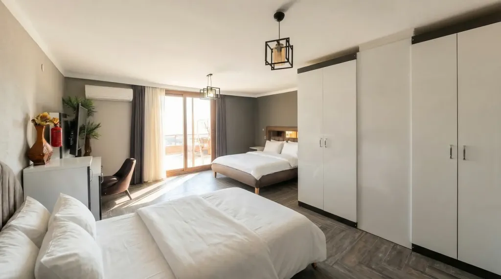 Deluxe Oda,Deniz ve Bahçe Manzaralı,1. Kat