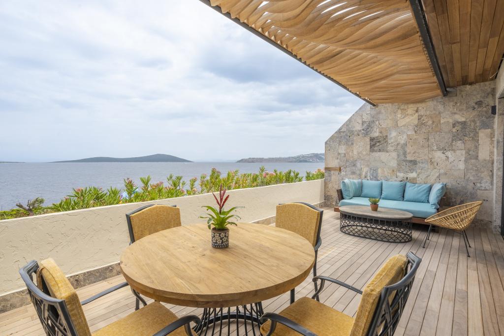 Deluxe Oda, Deniz Manzaralı (Balkonlu, Teraslı)