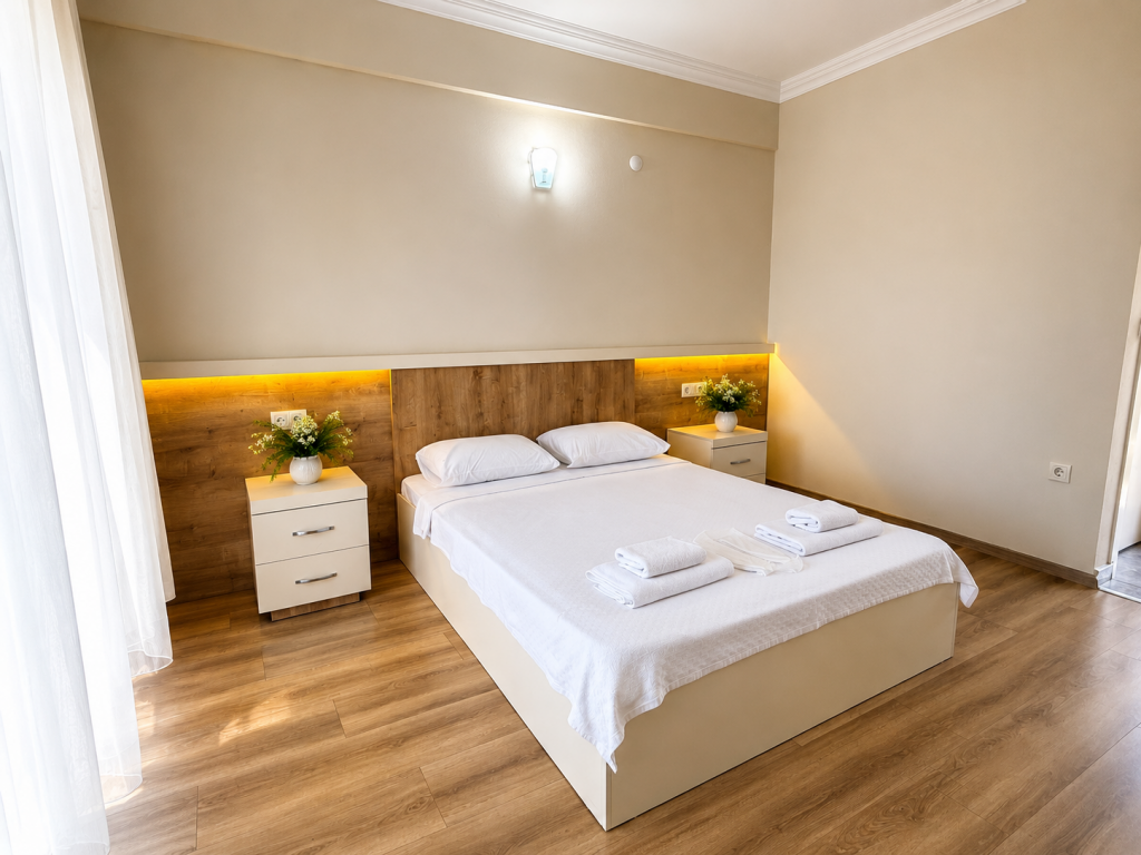 Comfort Oda,Bahçe Manzaralı,Klimasız, Balkonlu