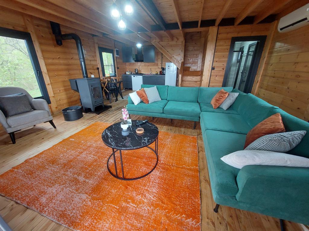 Bungalow,Deniz ve Doğa Manzaralı,Şömineli ve Jakuzili