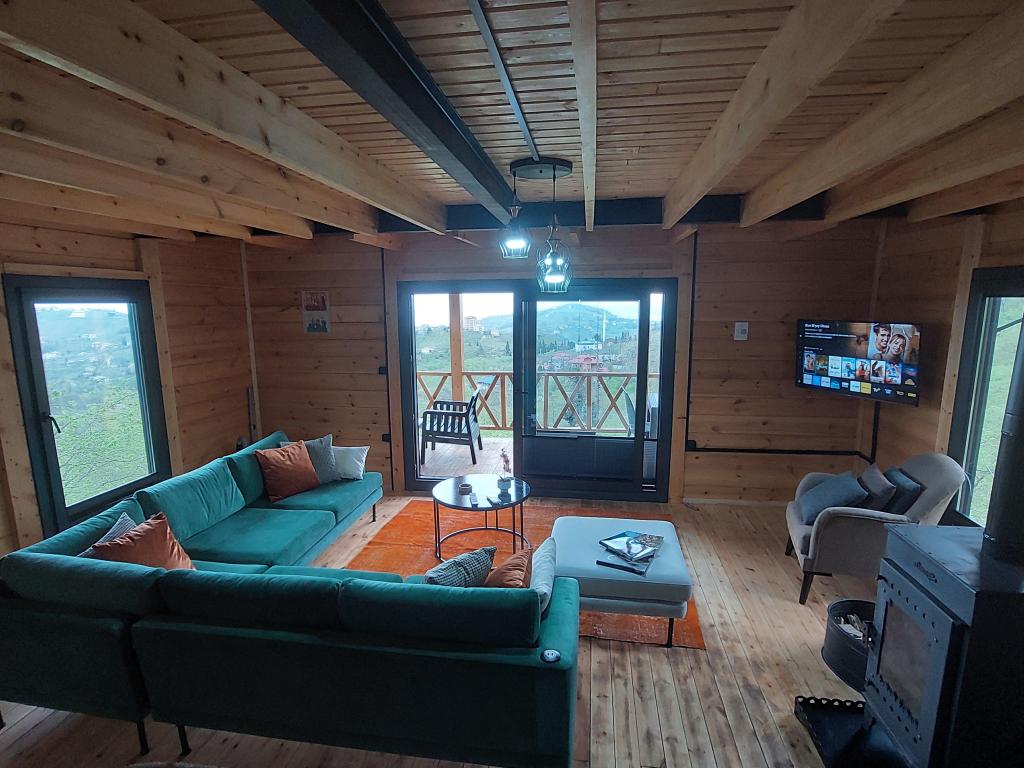 Bungalow,Deniz ve Doğa Manzaralı,Şömineli ve Jakuzili