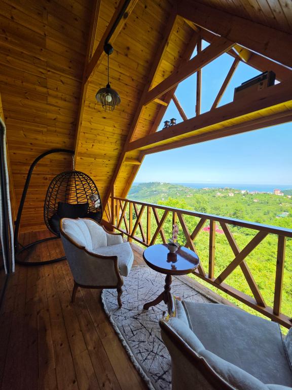 Bungalow,Deniz ve Doğa Manzaralı,Şömineli ve Jakuzili