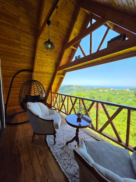 Bungalow,Deniz ve Doğa Manzaralı,Şömineli ve Jakuzili