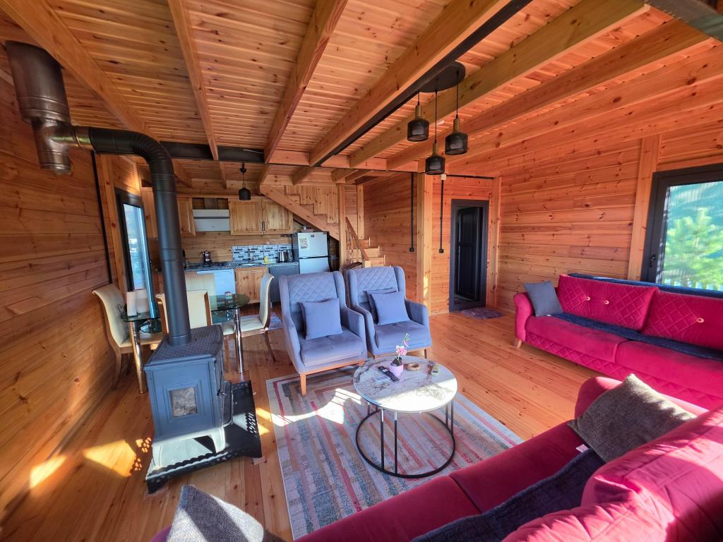 1+1 Bungalov,Deniz ve Doğa Manzaralı,Verandalı