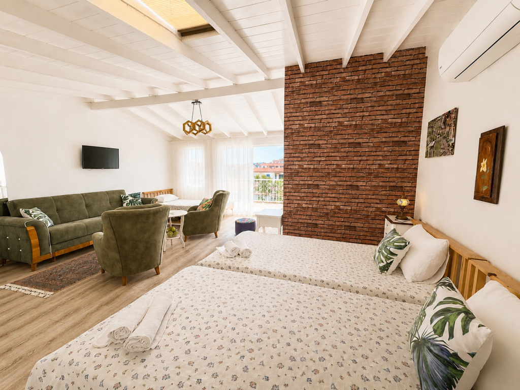 Standart Oda,Bahçe Manzaralı,Teraslı