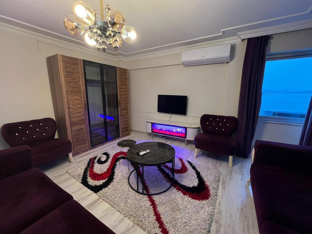 1+1 Suite,Deniz Manzaralı,Klimalı