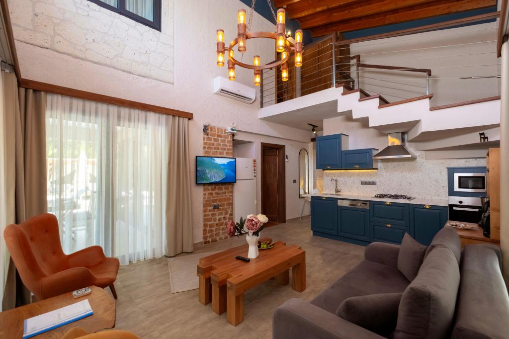 Villa - 2 Yatak Odalı,Bahçe Manzaralı