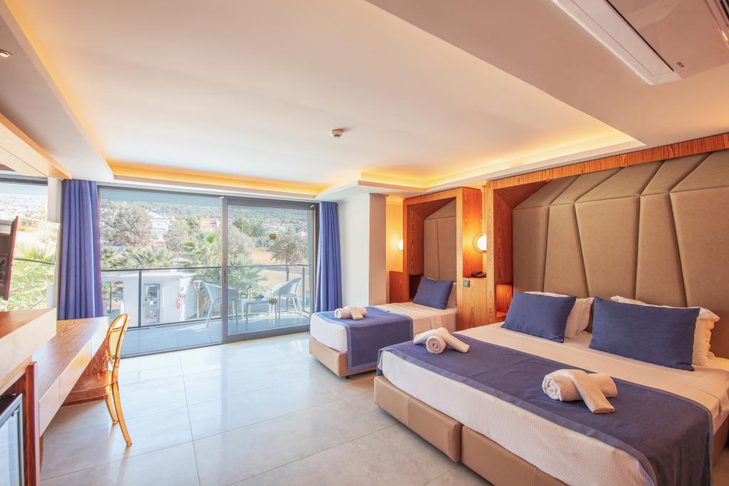Deluxe Oda, Havuz Manzaralı (Balkonlu)
