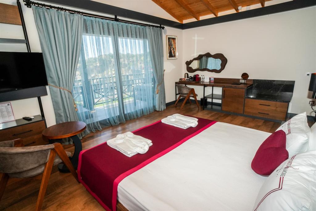 Deluxe Bungalov Oda, Deniz Manzaralı (Balkonlu)
