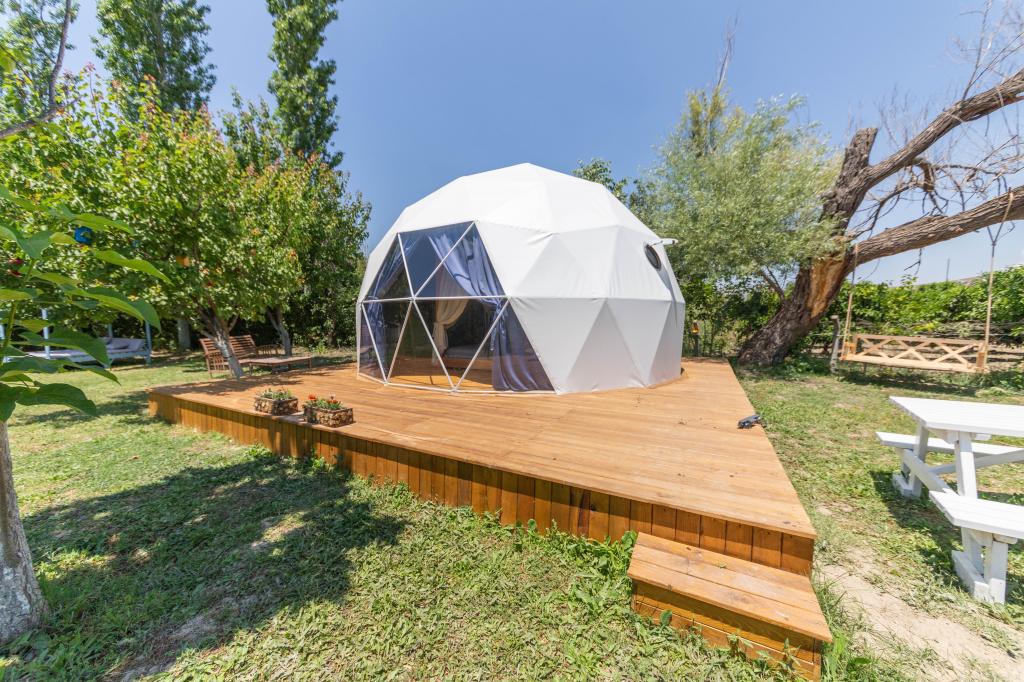 Glamping Double, Garden View, With Veranda