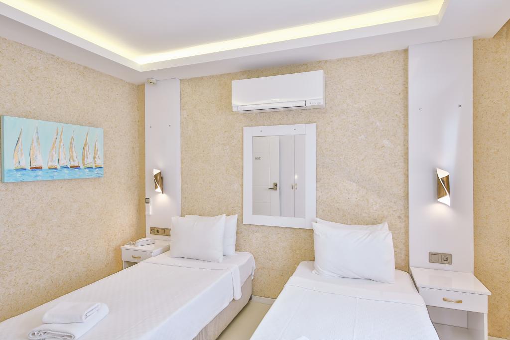 Ekonomik Iki Ayrı Yataklı Oda, Manzarasız