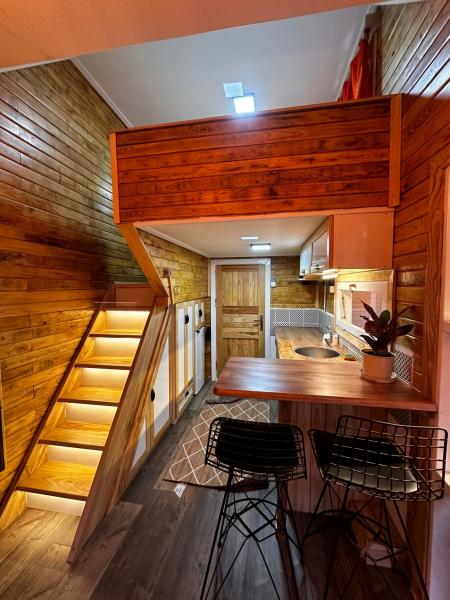 Tinyhouse, Dağ Manzaralı, Şömineli Soba