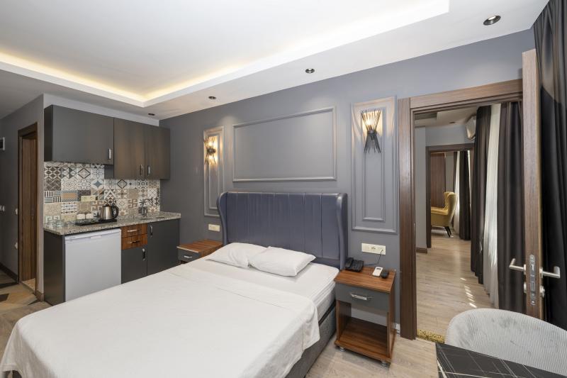 Deluxe Suite İki Yatak Odalı, Şehir Manzaralı, Klimalı