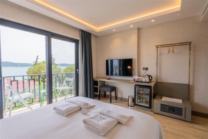 Deluxe Room, Deniz Manzaralı, Balkonlu