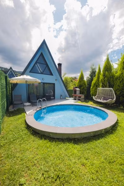 Standart Bungalow, Bahçe Manzaralı, Özel Havuzlu